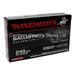 Winchester .243 Ballastic Silvertip 55 Grain 20 Pack